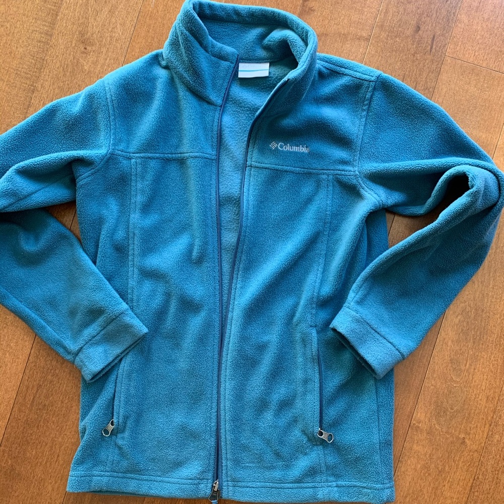 Blue Columbia fleece: Youth boys medium